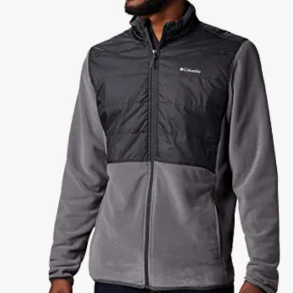 Columbia Men's Basin Butte Fleece Full Zip, Breathable, Classic Fit XXL
